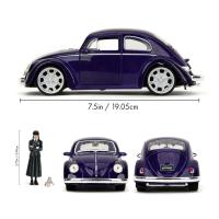 Wednesday auto 1972 VW Beetle 1:24 a figurka Wednesday